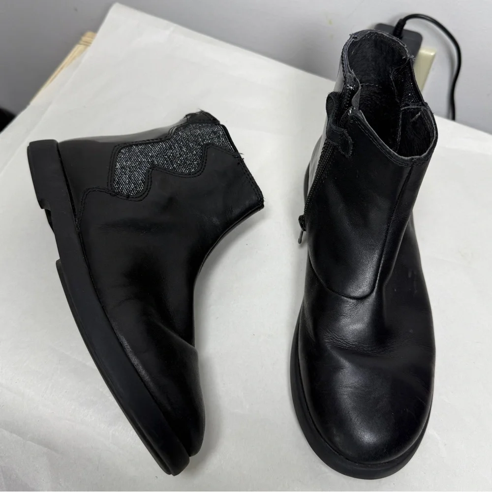 Camper Girls Duet Leather Ankle Boots